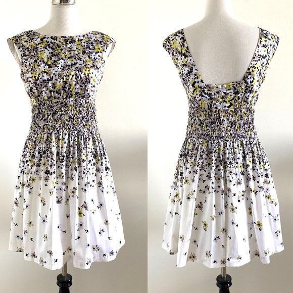 Jessica Simpson Dresses & Skirts - Jessica Simpson Floral Fit & Flare Boatneck Dress